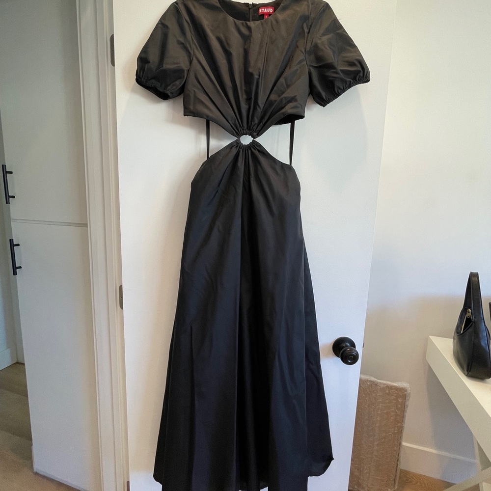 Staud Calypso Cut-Out Maxi Dress